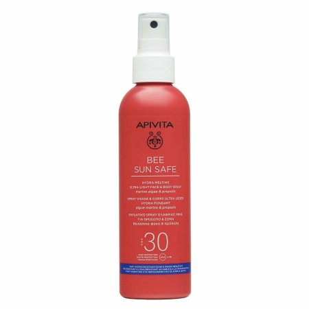 Apivita Bee Sun Safe Hydra Melting Ultra-Light Face & Body Spray spf30 200ml