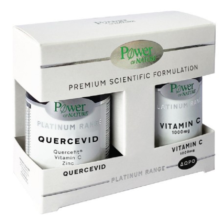 Power Health Set Platinum Range Quercevid 30caps + Δώρο Vitamin C 1000mg 20caps