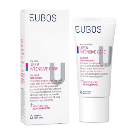 Eubos Urea 5% Face Cream 50ml - Εντατική Ενυδατική Κρέμα Προσώπου