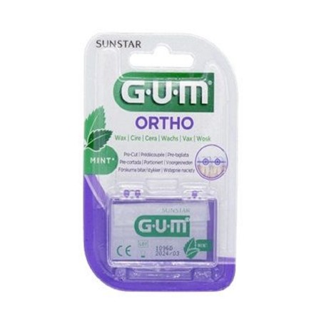Gum 724 Ortho Wax Mint Flavored Ορθοθοδοντικό Κερί Με Γεύση Μέντα 1τμχ.