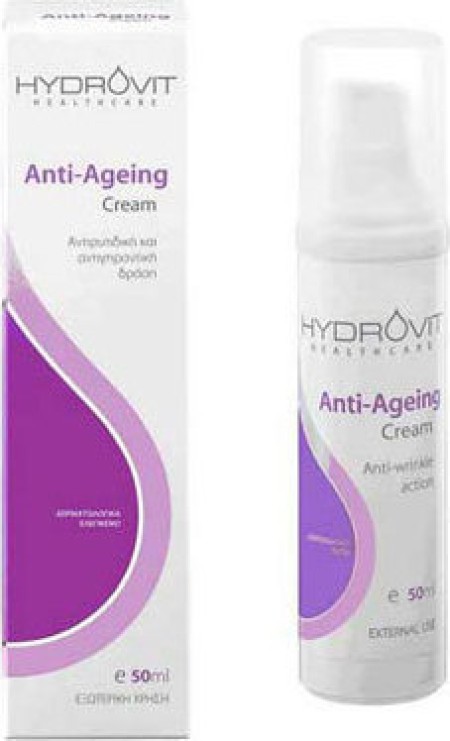 Hydrovit Anti-Ageing Cream, Κρέμα με Αντιρυτιδική & Αντιγηραντική Δράση 50ml