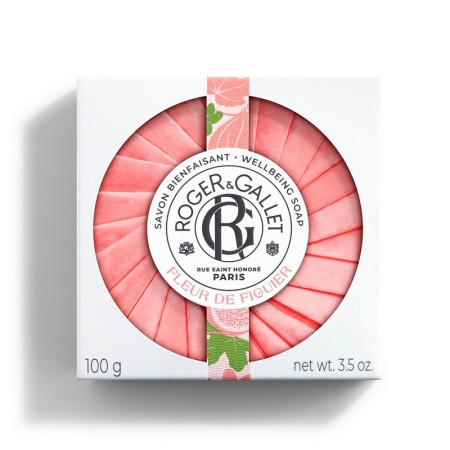 Roger & Gallet Fleur de Figuier Soap Bar 100grΑναζωογονητικό Φυτικό Σαπούνι Σώματος με Άρωμα Ανθού Συκιάς