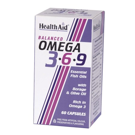 Health Aid Omega 3-6-9, Συμπλήρωμα Διατροφής 60caps