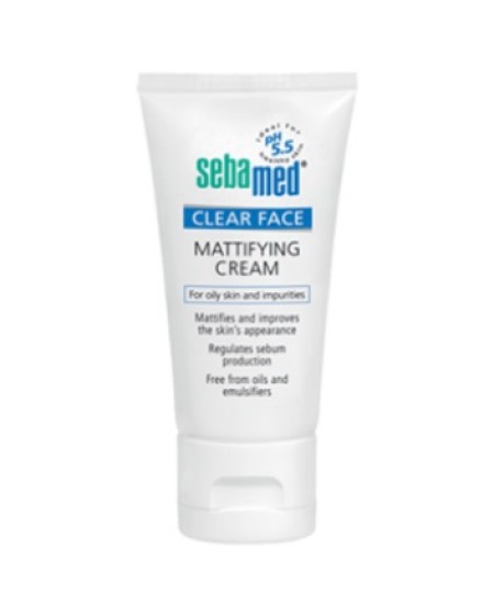 Sebamed Clear Face Mattifying Cream, Κρέμα για Μείωση & Ρύθμιση της Παραγωγής Σμήγματος 50ml