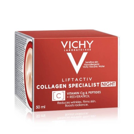 Vichy Liftactiv Collagen Specialist Night Cream, Αντιγηραντική Κρέμα Νύχτας 50ml