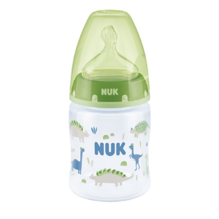 NUK - First Choice+ Πλαστικό Μπιμπερό θηλή Σιλικόνης 0-6m Πράσινο 150ml