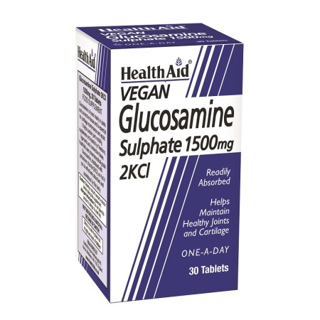 Health Aid Glucosamine Sulphate 1500mg, Θειϊκή Γλυκοζαμίνη για τις Αρθρώσεις 30 ταμπλέτες