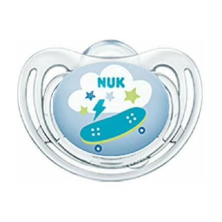 NUK - Freestyle Ορθοδοντική Πιπίλα Σιλικόνης με Θήκη, 0-6 μηνών, 1 τμχ