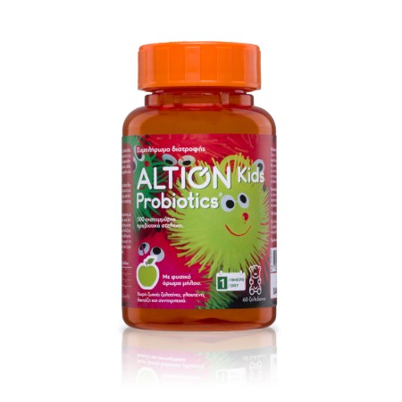 Altion - Kids Probiotics, 60 Ζελεδάκια (Μήλο)