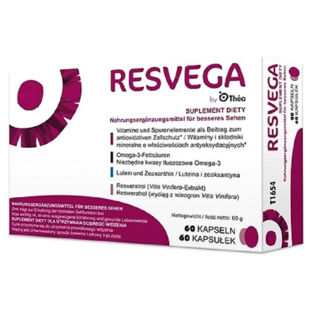 Thea-Synapsis Resvega Συμπλήρωμα Διατροφής για διατήρηση Φυσιολογικής Όρασης 60caps