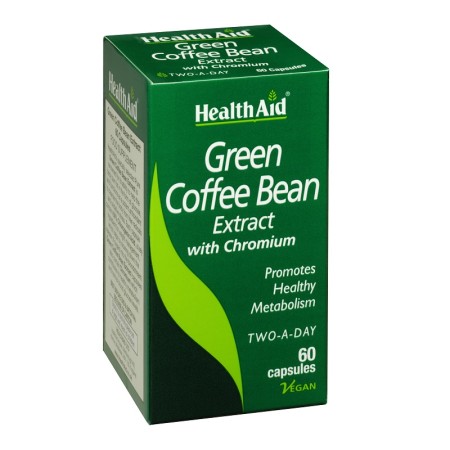 Health Aid Green Coffee Bean Extract, Εκχύλισμα Πράσινου Καφέ 60Caps