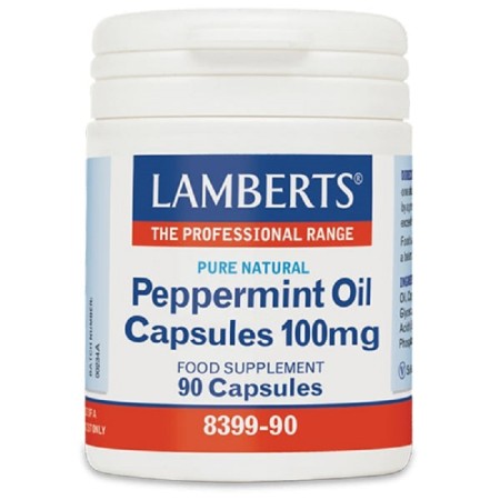 Lamberts Peppermint Oil 100mg, Έλαιο Μέντας για το Σύνδρομο Ευερέθιστου Εντέρου 90 κάψουλες