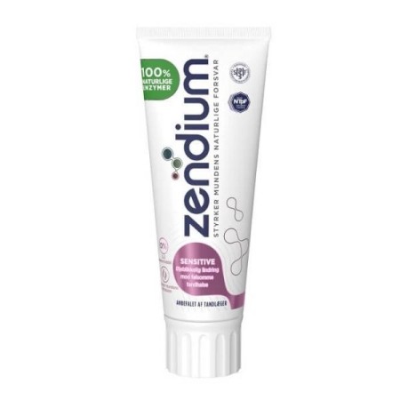 Zendium Toothpaste Sensitive, Οδοντόπαστα για Γρήγορη Ανακούφιση των Ευαίσθητων Δοντιών 75 ml