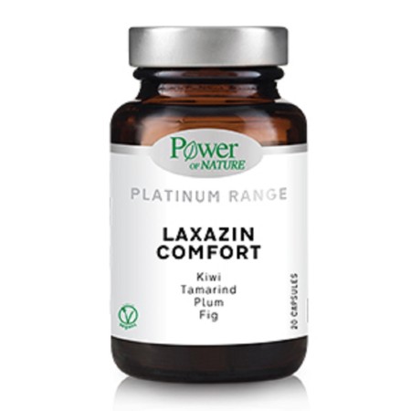 Power Health Platinum Range Laxazin Comfort Συμπλήρωμα Διατροφής για την Αντιμετώπιση της Δυσκοιλιότητας 20Caps.