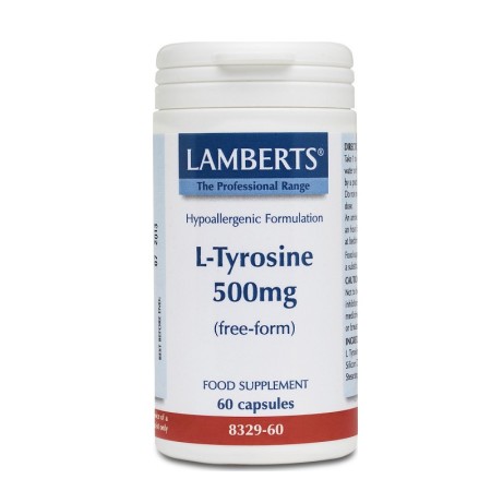 Lamberts L-Tyrosine 500mg 60 κάψουλες 8329-60