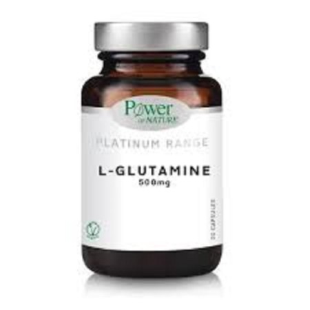 Power Of Nature Platinum Range L-Glutamine 500mg 30 κάψουλες