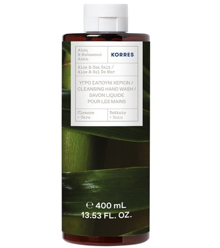 Korres - Υγρό Σαπούνι Χεριών Αλόη & Θαλασσινό Αλάτι Ανταλλακτικό 400ml