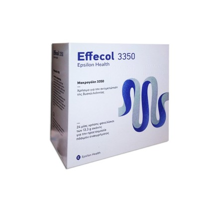 Epsilon Health Effecol 3350, Αντιμετώπιση της Δυσκοιλιότητας 24 φακελίσκοι