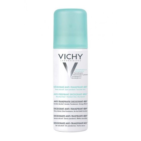 Vichy Deodorant 48H Anti-Transpirant & Anti-Marks, 48ωρη Αποσμητική Φροντίδα 125ml