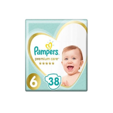 Pampers Premium Care No.6 (13kg) Βρεφικές Πάνες 38τμχ