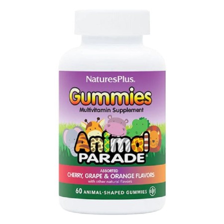 Natures Plus Animal Parade Gummies 60 ζελεδάκια Πολυβιταμινούχο Συμπλήρωμα Διατροφής για Παιδιά σε Μασώμενα Ζελεδάκια