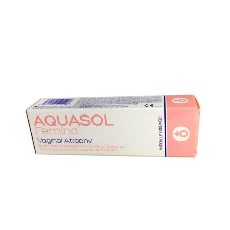 Aquasol Femina Vaginal Atrophy, Κρέμα για την Κολπική Ατροφία κατά της Δυσφορίας και της Ξηρότητας 30ml