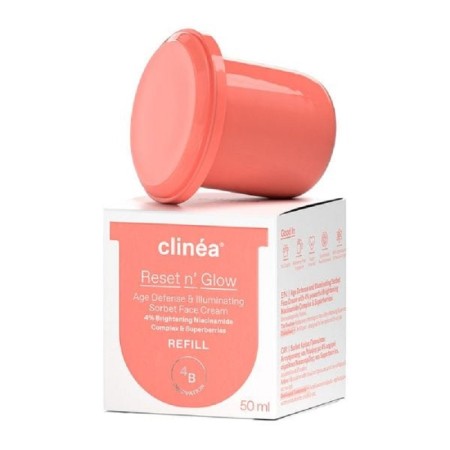 Clinea Reset & Glow Sorbet Κρέμα Προσώπου Αντιγήρανσης Και Λάμψης Refill, 50ml