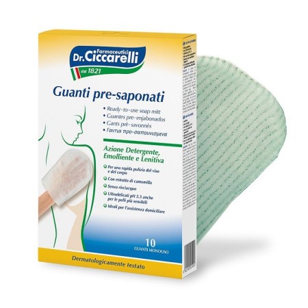 Ciccarelli Guanti pre-saponati Γάντια προ-σαπουνισμένα 10τεμ.