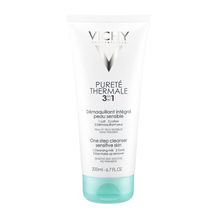Vichy Purete Thermale 3 In1 Demaquillant Integral, Ντεμακιγιάζ και Καθαρισμός Προσώπου 200ml