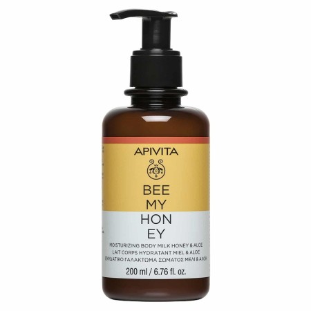 Apivita Bee My Honey Moisturizing Body Milk Honey & Aloe 200ml | Ενυδατικό Γαλάκτωμα Σώματος με Μέλι και Αλόη