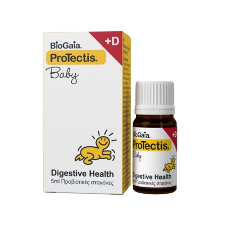 BioGaia Protectis Baby & Vitamin D3, Προβιοτικό σε Σταγόνες για τους Βρεφικούς Κολικούς 5ml