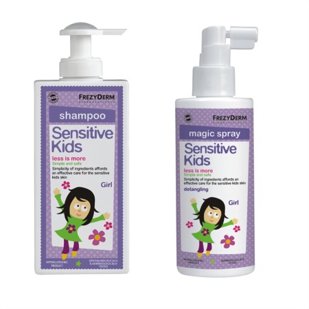 Frezyderm Gift Set Sensitive Kids Shampoo Girl 200ml & Sensitive Kids Magic Spray 150ml