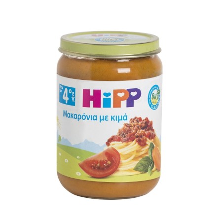 Hipp Βρεφικό Γεύμα Μακαρόνια με Κιμά 190g