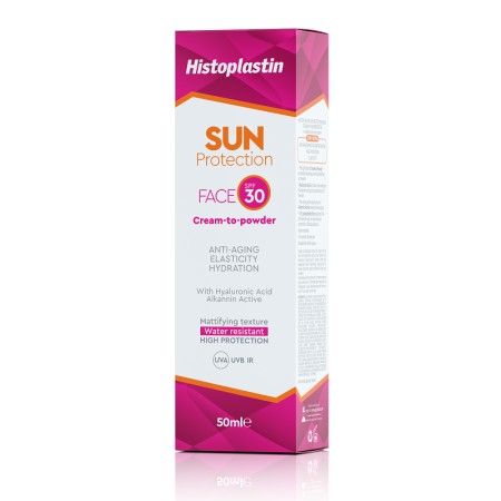 Heremco Histoplastin Sun Protection Face Cream to Powder SPF30 50ml - Αντηλιακή Κρέμα Προσώπου