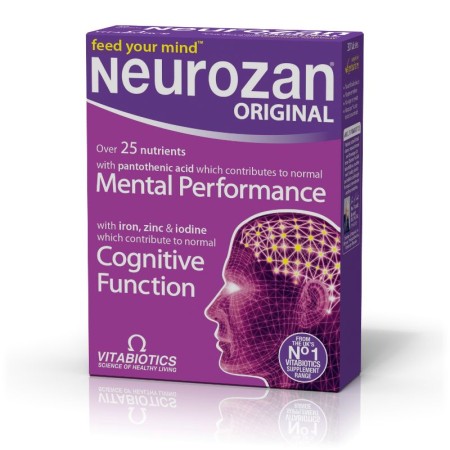 Vitabiotics Neurozan, Συμπλήρωμα Διατροφής για τον Εγκέφαλο 30 ταμπλέτες