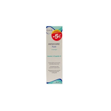Aknicare Fast Creamgel κρέμα gel για ακνεϊκή & σμηγματορροϊκή Επιδερμίδα (ειδική προσφορά -5 ευρώ) 30ml
