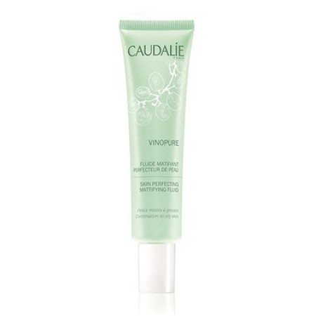 Caudalie - Vinopure Skin Perfecting Matifying Fluid Ενυδατική Ματ Λεπτόρρευστη Κρέμα Προσώπου για Μικτές/Λιπαρές Επιδερμίδες, 40 ml