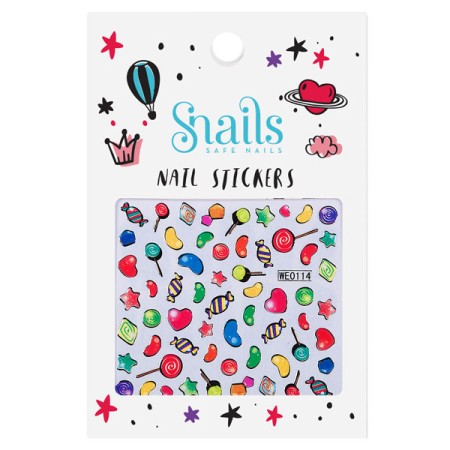 Snails Stickers Candy Blast