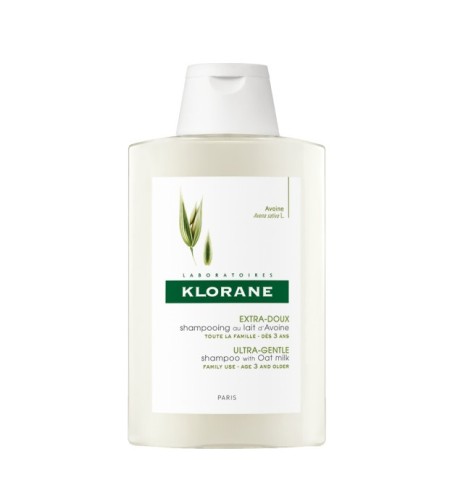 Klorane Ultra Gentle Shampoo with Oat Milk, Σαμπουάν με Γαλάκτωμα Βρώμης για Καθημερινή Χρήση 100ml