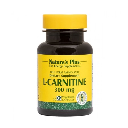 Natures Plus L Carnitine 300mg Συμπλήρωμα Καρνιτίνης 30 vcaps
