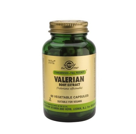 Solgar Valerian Root Extract, Εκχύλισμα Ρίζας Βαλεριάνας με Ηρεμιστικές και Χαλαρωτικές Ιδιότητες 60 φυτικές κάψουλες