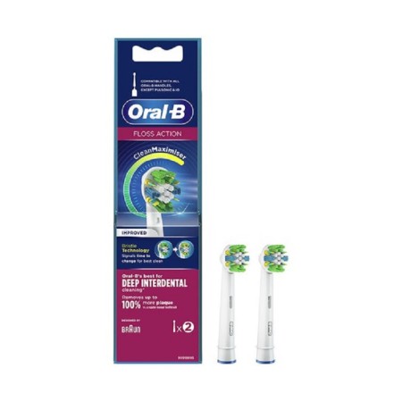 Oral-B Floss Action CleanMaximiser Ανταλλακτικές Κεφαλές για Ηλεκτρική Οδοντόβουρτσα 80950 2τμχ