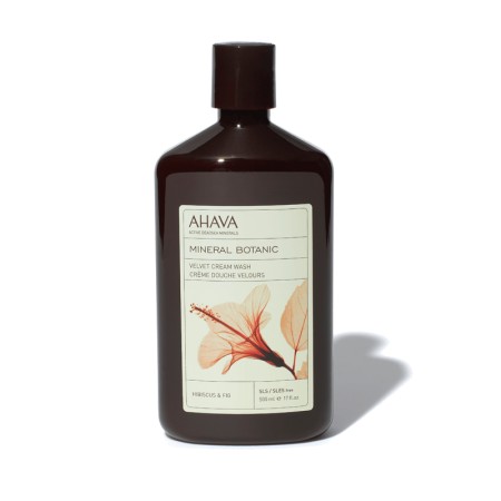Ahava Mineral Botanic Cream Wash - Hibiscus & Fig, Αφρόλουτρο Με Άρωμα Ιβίσκου & Σύκου, 500ml