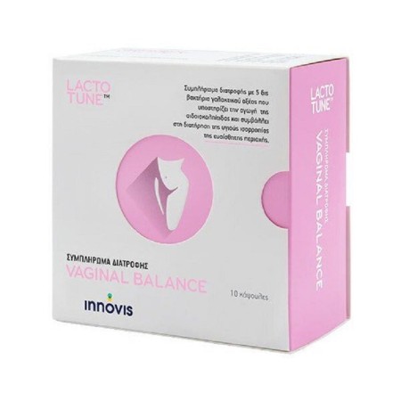 Innovis Lactotune Vaginal Balance Συμπλήρωμα Διατροφής για την Υγεία του Κολπου, 10 κάψουλες
