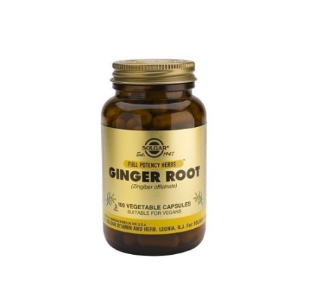 Solgar Ginger Root, Εκχύλισμα Ρίζας Τζίντζερ για Τόνωση του Κυκλοφορικού & Πεπτικού Συστήματος 100 φυτικές κάψουλες