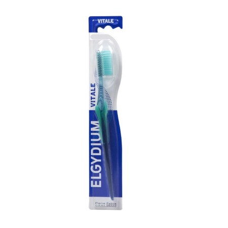 Elgydium Vitale Soft Οδοντόβουρτσα Κλασσική Μαλακή Διάφανο Πράσινο