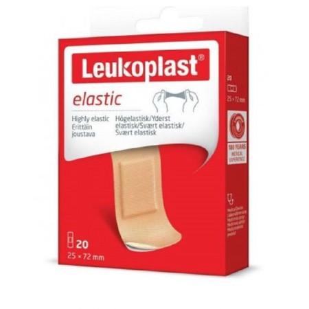 Leukoplast Professional Elastic (25x72mm), Ελαστικά Επιθέματα για Μικροτραυματισμούς 20τμχ