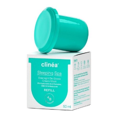 Clinea Sleeping Spa Refill Κρέμα-Μάσκα De-Stress Nυκτός, 50ml