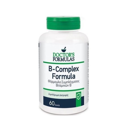 Doctors Formulas B-Complex, Φόρμουλα Συμπλέγματος Βιταμινών Β, 60 δισκία