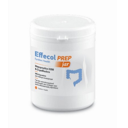 Epsilon Health Effecol Prep Jar Σκόνη για Πόσιμο Εναιώρημα για την Εκκένωση του Εντέρου πριν από Ενδοσκοπικές Εξετάσεις, 304.9gr